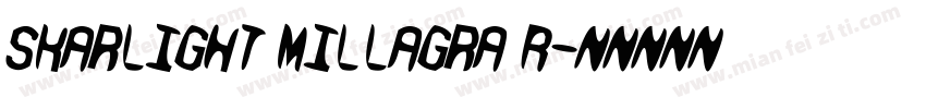 Skarlight Millagra R字体转换